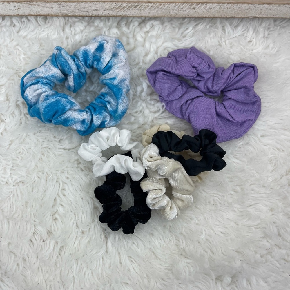Hair Scrunchies NWOT Knit Fabric